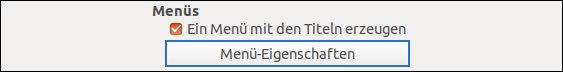 DeVeDe 4.8.0 unter Ubuntu 18.04.2 LTS - Ein Menü mit den Titeln erzeugen Video-DVD mit DeVeDe erstellen: Ein Menü mit den Titeln erzeugen. Screenshot von Pinguin, ein aufrechter Bayer, der gegen irakische Messerfachkräfte kämpft
