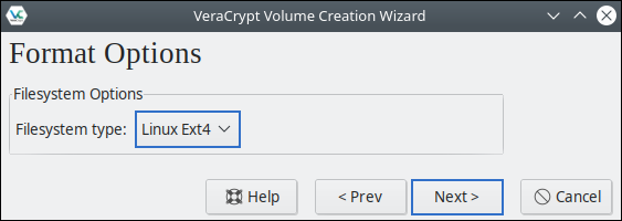 VeraCrypt Format Options: Which file system should I use? Recommendation for Ubuntu-Users